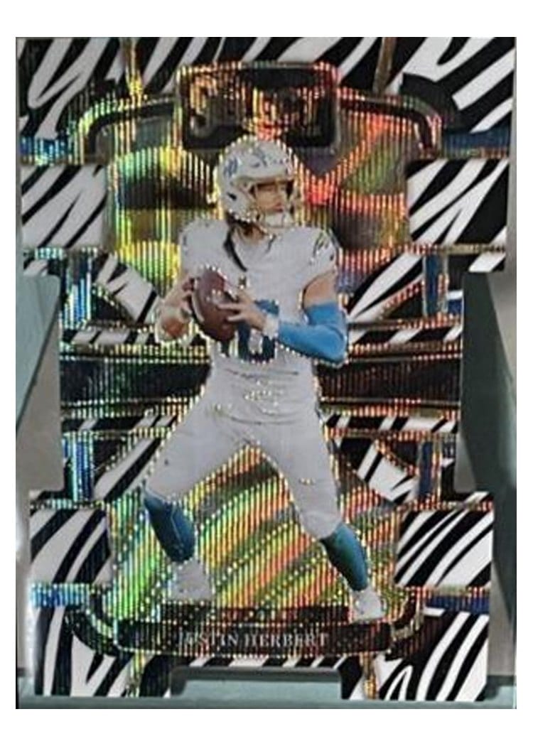 2023 Panini Select Base Set Justin Herbert #52 card