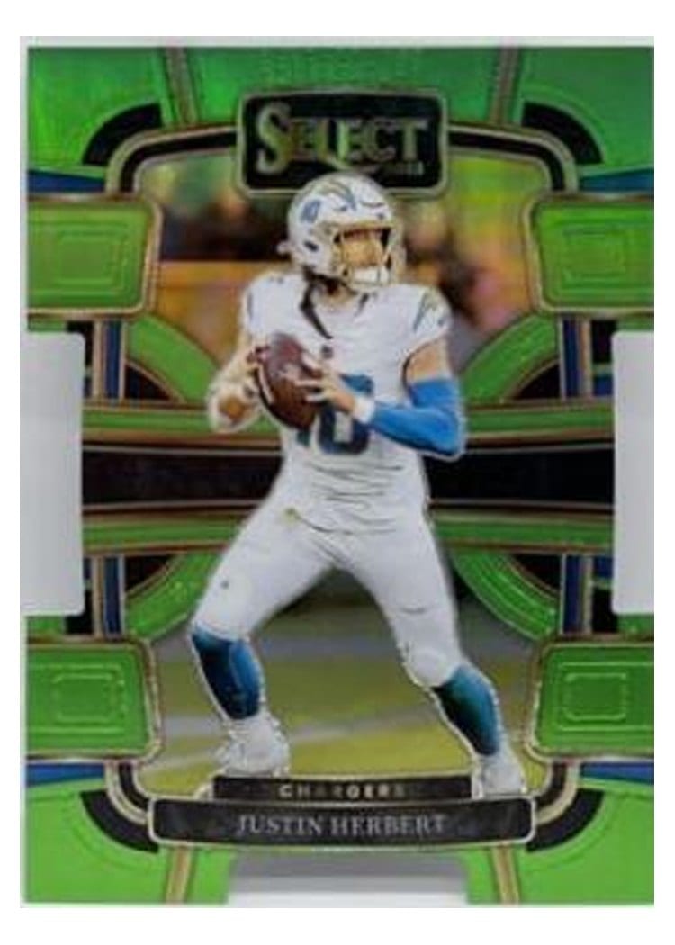 2023 Panini Select Base Set Justin Herbert #52 card
