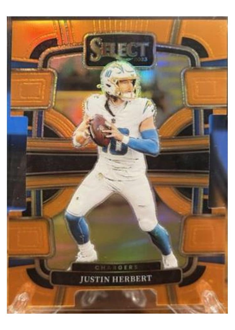 2023 Panini Select Base Set Justin Herbert #52 card