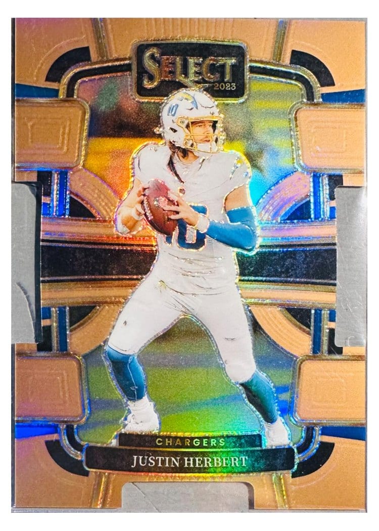 2023 Panini Select Base Set Justin Herbert #52 card