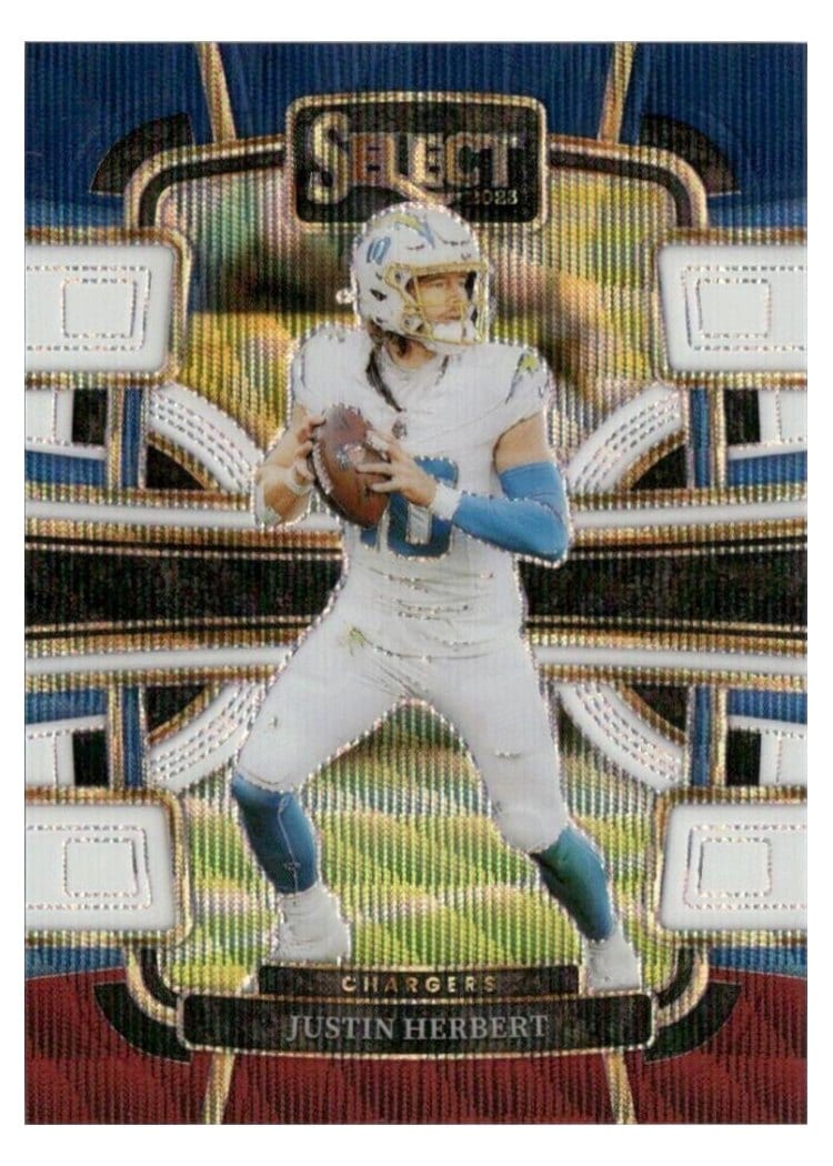 2023 Panini Select Base Set Justin Herbert #52 card