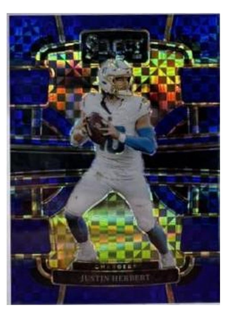 2023 Panini Select Base Set Justin Herbert #52 card