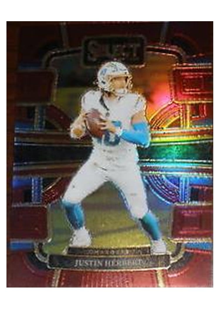 2023 Panini Select Base Set Justin Herbert #52 card