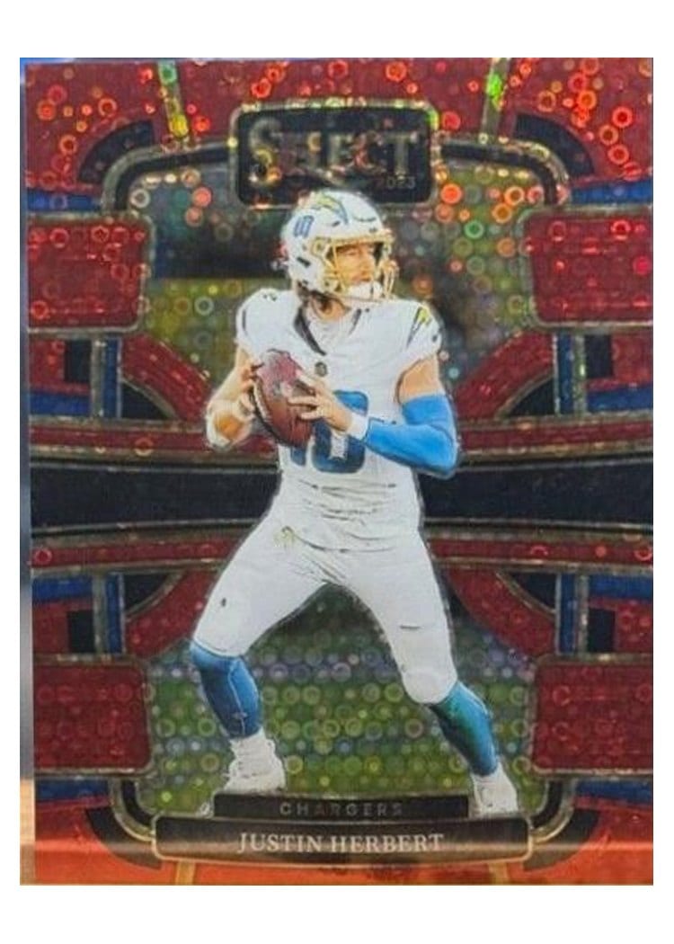 2023 Panini Select Base Set Justin Herbert #52 card