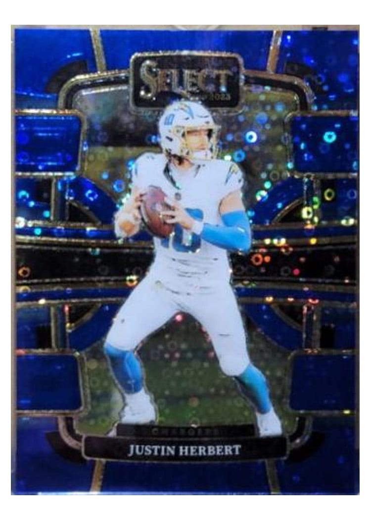 2023 Panini Select Base Set Justin Herbert #52 card