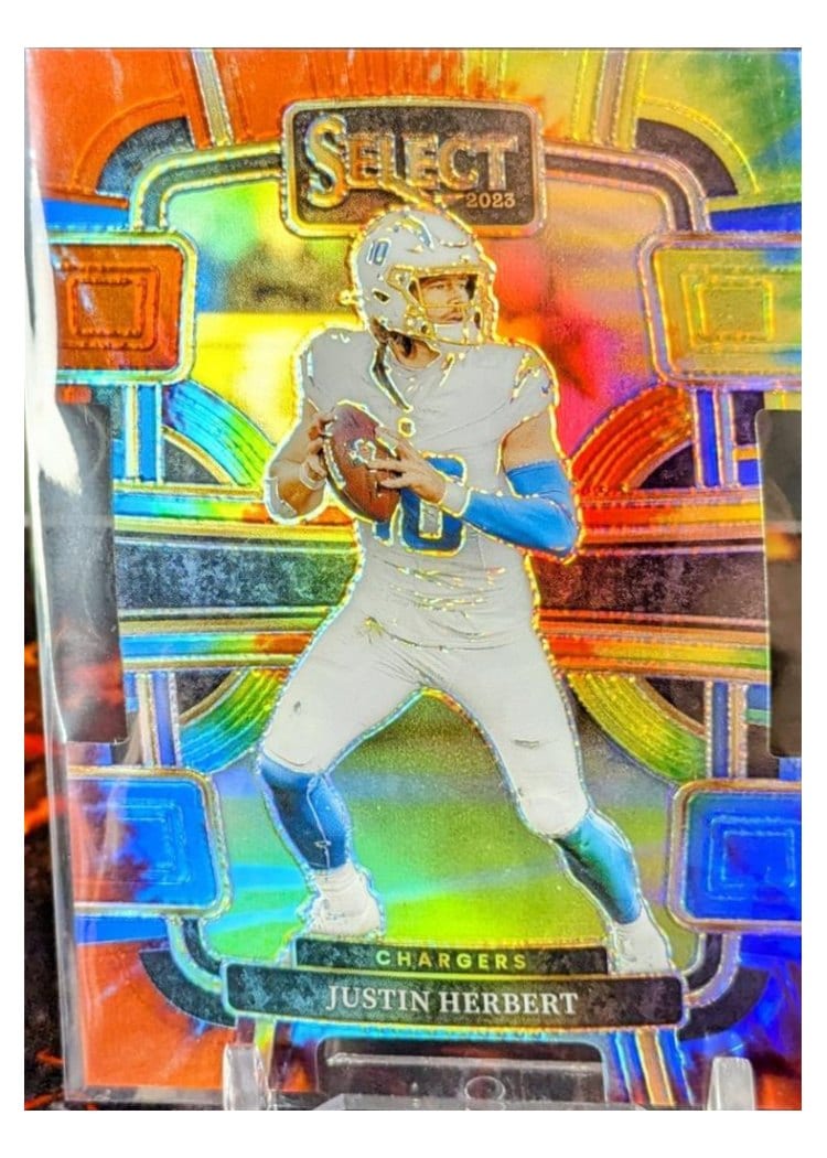 2023 Panini Select Base Set Justin Herbert #52 card