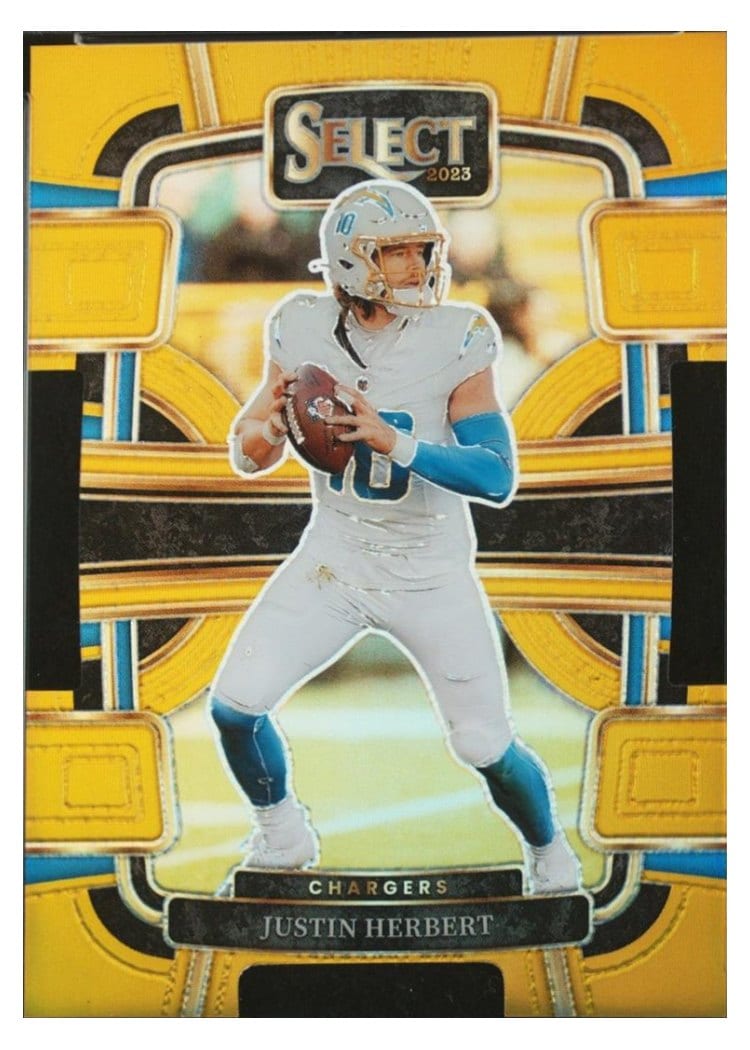 2023 Panini Select Base Set Justin Herbert #52 card