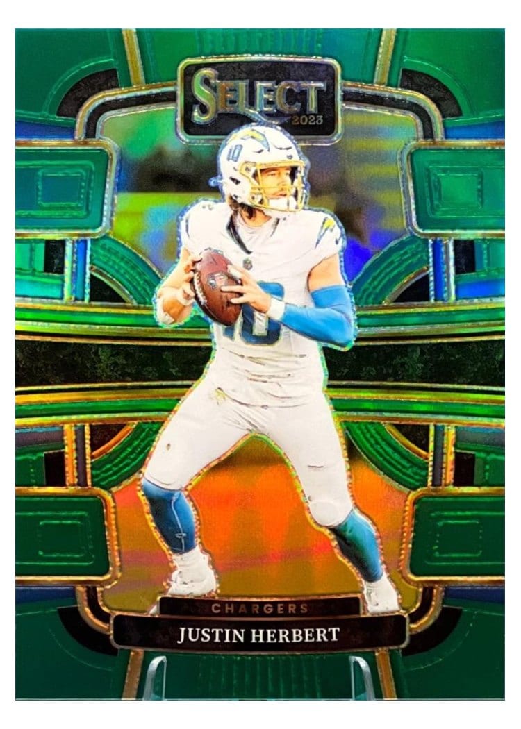 2023 Panini Select Base Set Justin Herbert #52 card