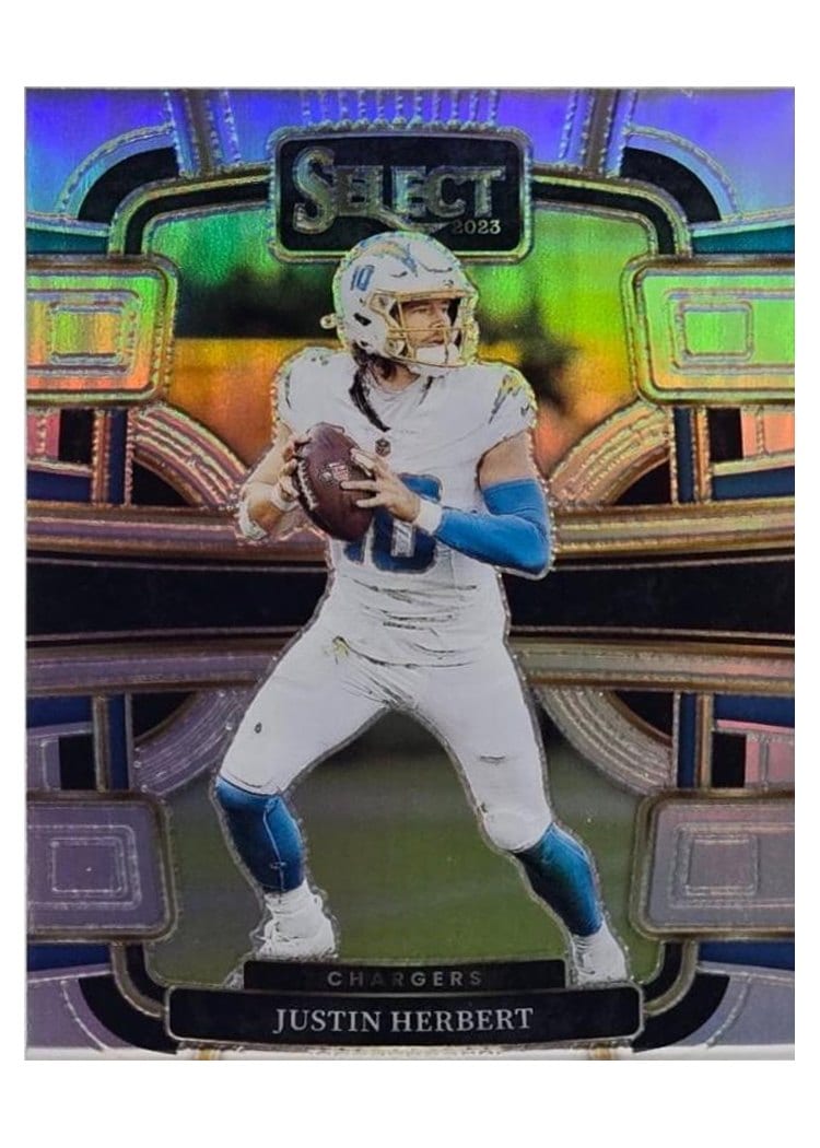 2023 Panini Select Base Set Justin Herbert #52 card