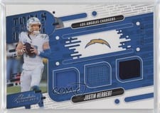 2024 Panini Absolute Tools of the Trade Triple Justin Herbert #TOTT-JHT