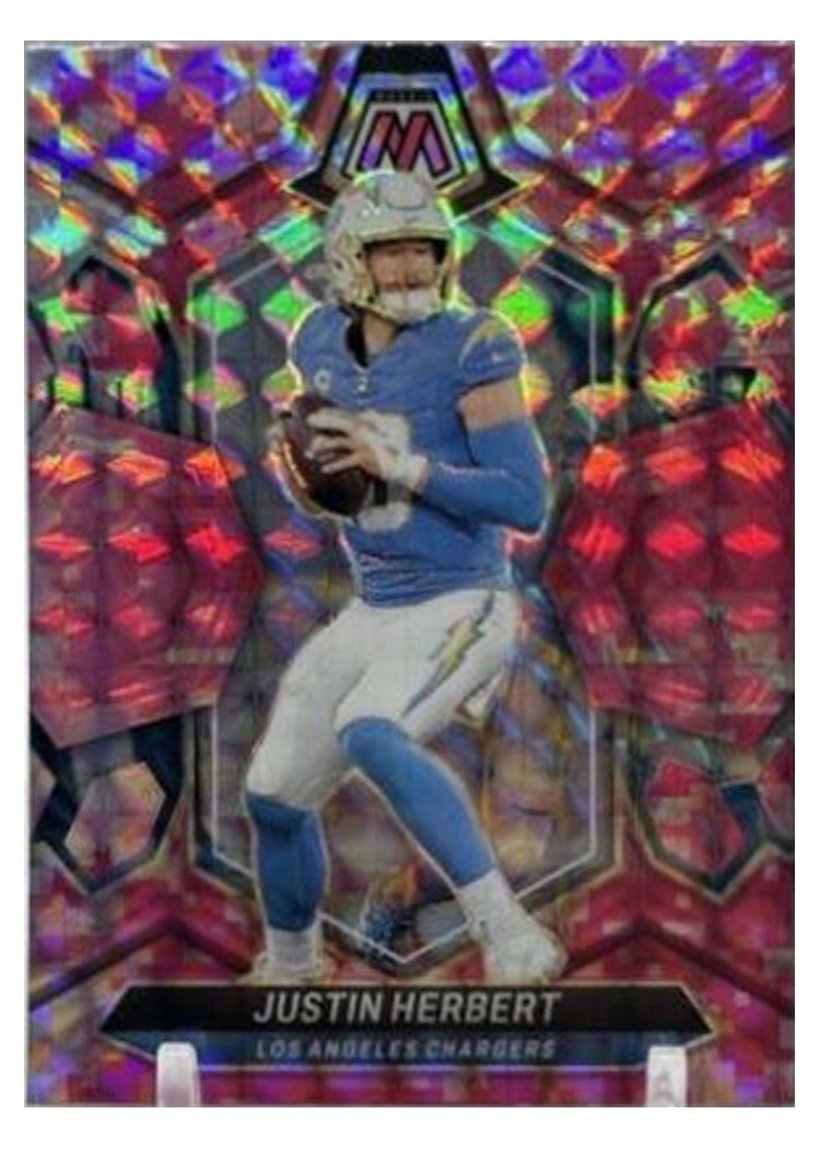 2024 Panini Mosaic Base Set Justin Herbert #120 card