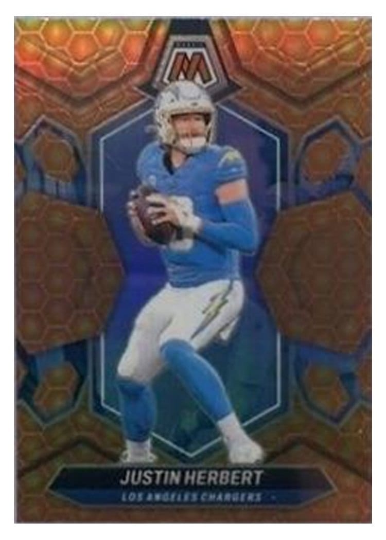 2024 Panini Mosaic Base Set Justin Herbert #120 card