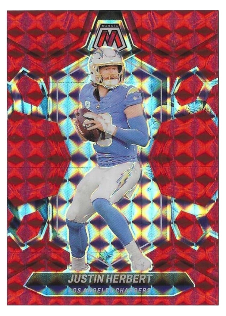 2024 Panini Mosaic Base Set Justin Herbert #120 card