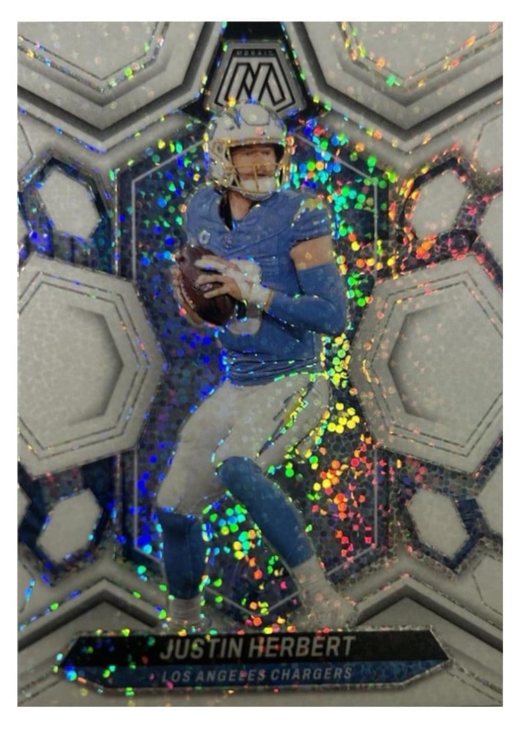 2024 Panini Mosaic Base Set Justin Herbert #120 card