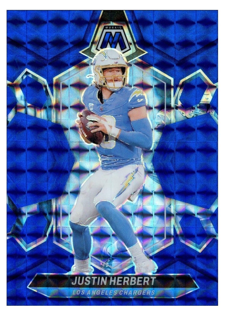 2024 Panini Mosaic Base Set Justin Herbert #120 card