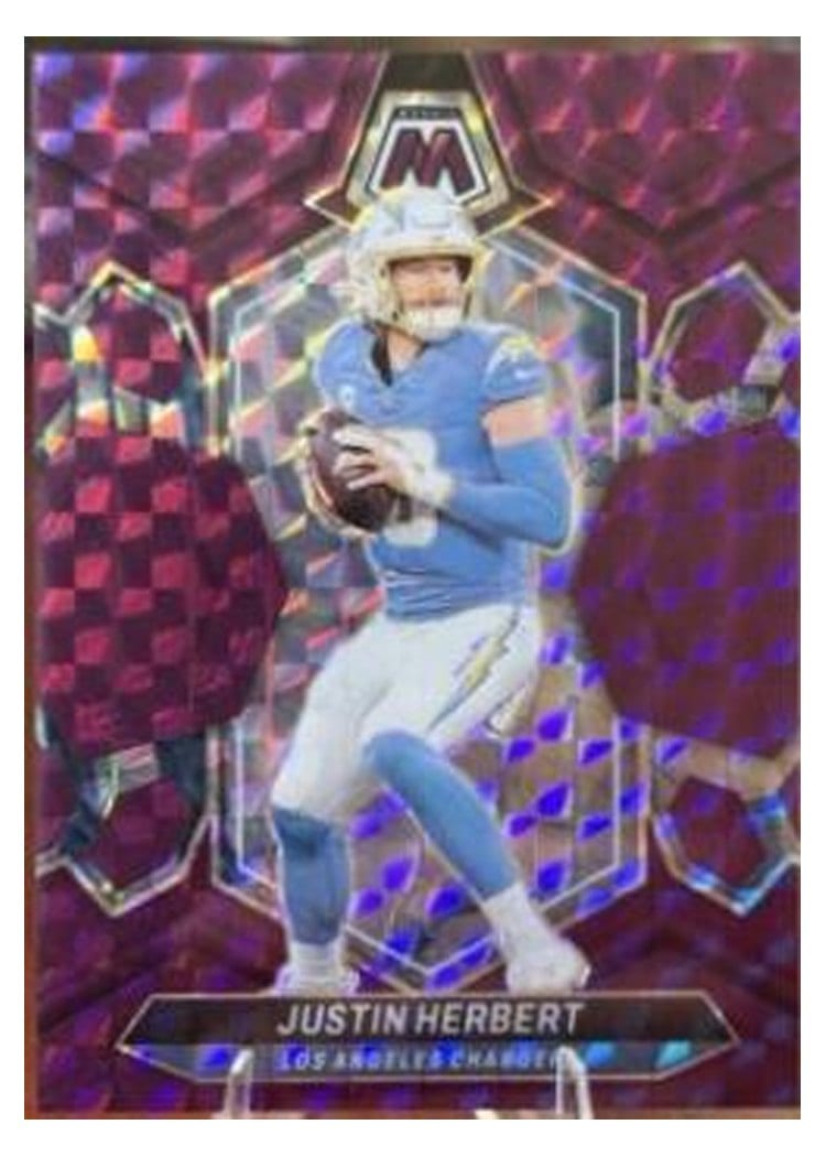 2024 Panini Mosaic Base Set Justin Herbert #120 card