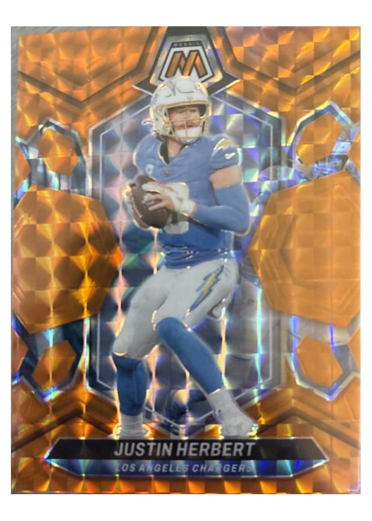 2024 Panini Mosaic Base Set Justin Herbert #120 card