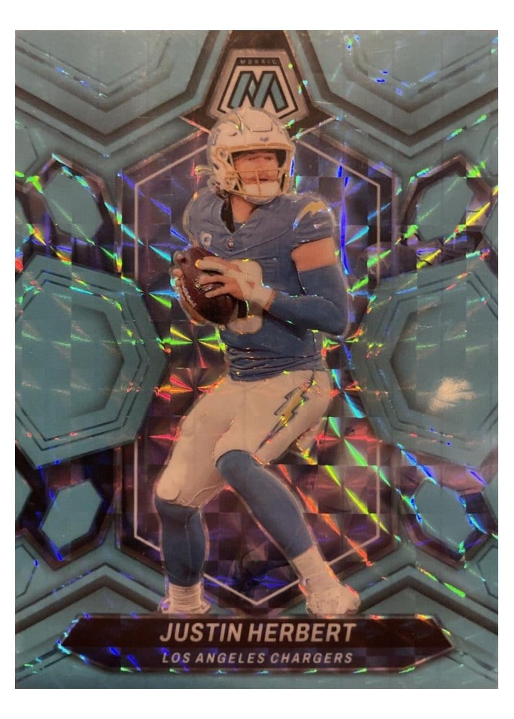 2024 Panini Mosaic Base Set Justin Herbert #120 card