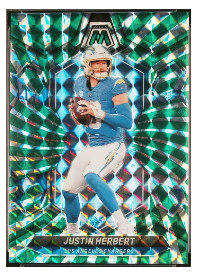 2024 Panini Mosaic Base Set Justin Herbert #120 card