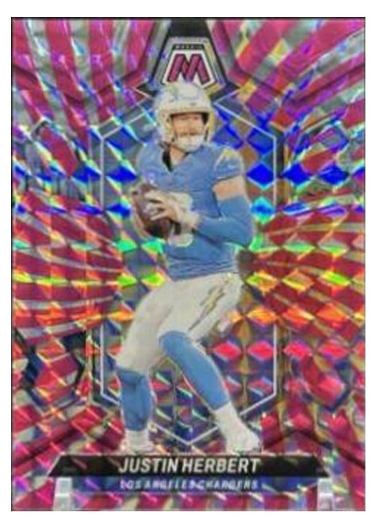 2024 Panini Mosaic Base Set Justin Herbert #120 card