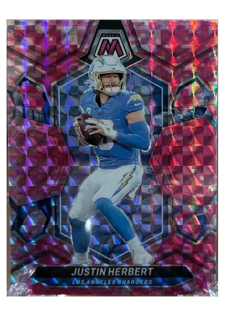 2024 Panini Mosaic Base Set Justin Herbert #120 card