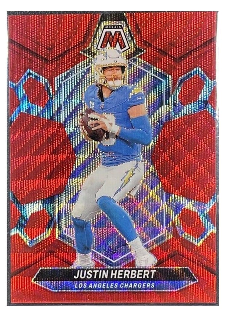 2024 Panini Mosaic Base Set Justin Herbert #120 card