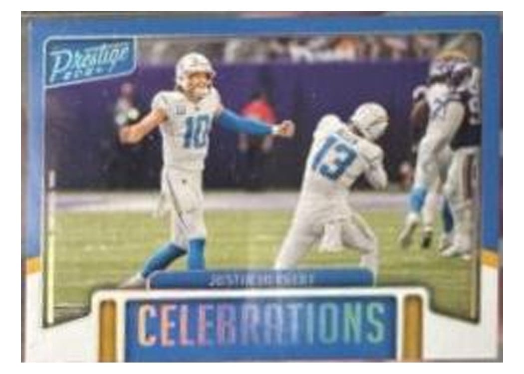 2024 Panini Prestige Celebrations Justin Herbert #CEL-JHT card