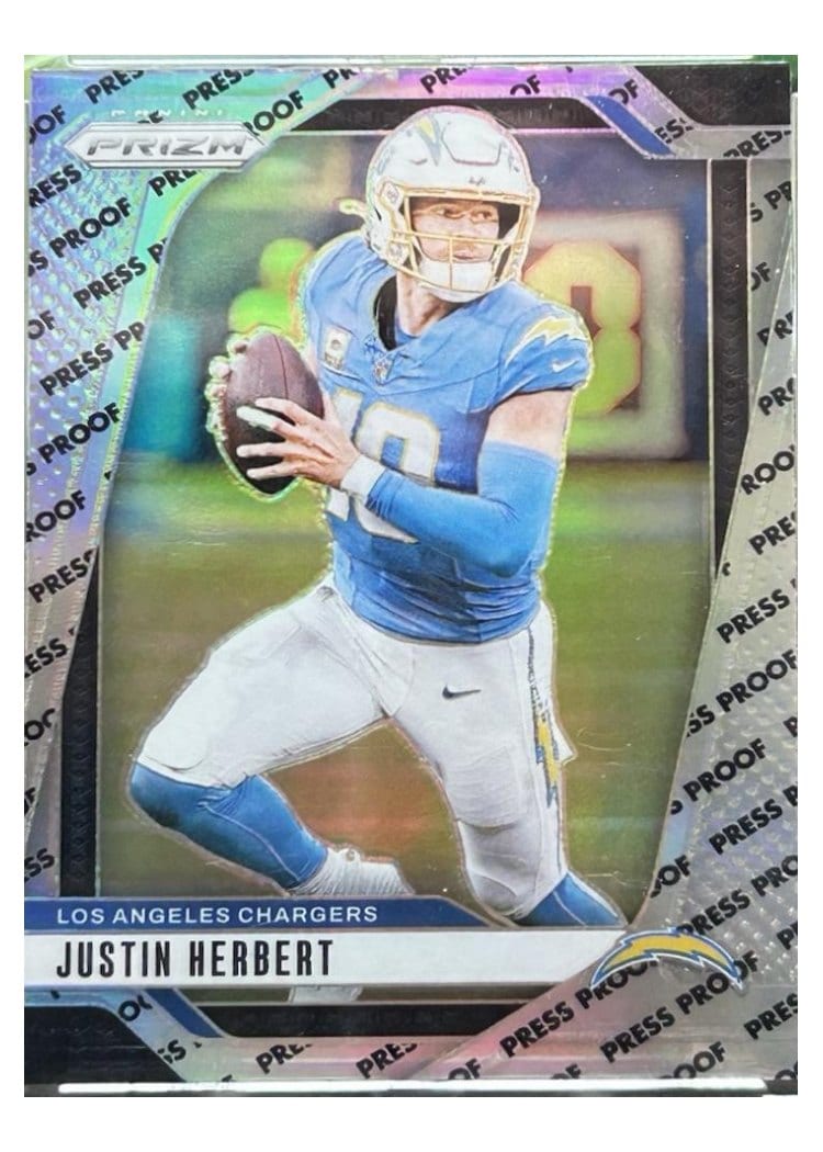 2024 Panini Prizm Base Set Justin Herbert #157 card