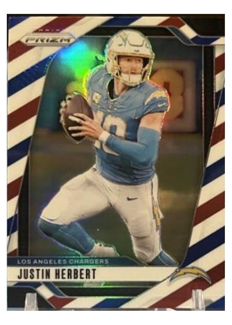 2024 Panini Prizm Base Set Justin Herbert #157 card