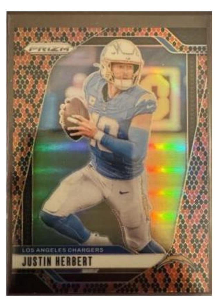2024 Panini Prizm Base Set Justin Herbert #157 card