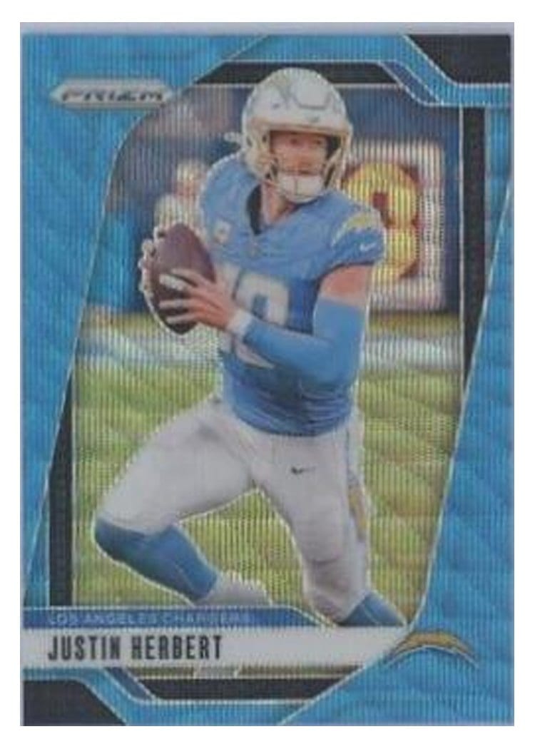 2024 Panini Prizm Base Set Justin Herbert #157 card