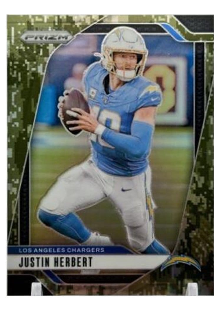 2024 Panini Prizm Base Set Justin Herbert #157 card