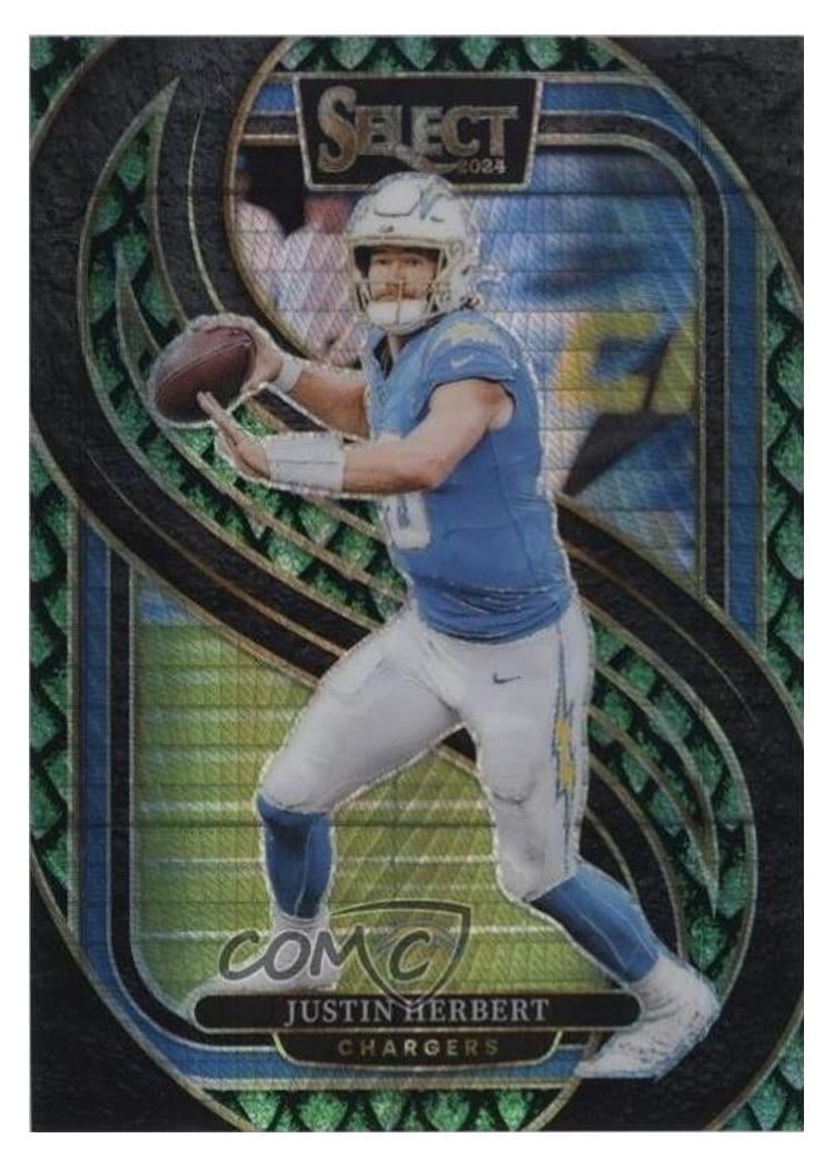 2024 Panini Select Base Set Justin Herbert #131 card