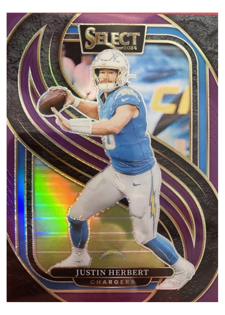 2024 Panini Select Base Set Justin Herbert #131 card