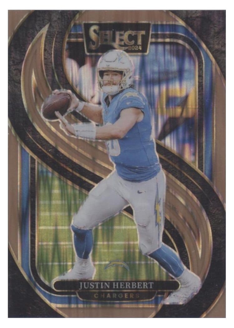 2024 Panini Select Base Set Justin Herbert #131 card