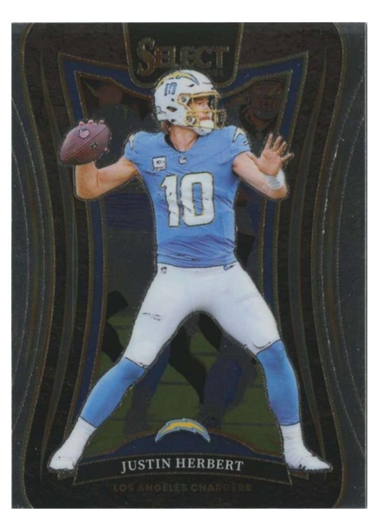 2024 Panini Select Base Set Justin Herbert #395 card