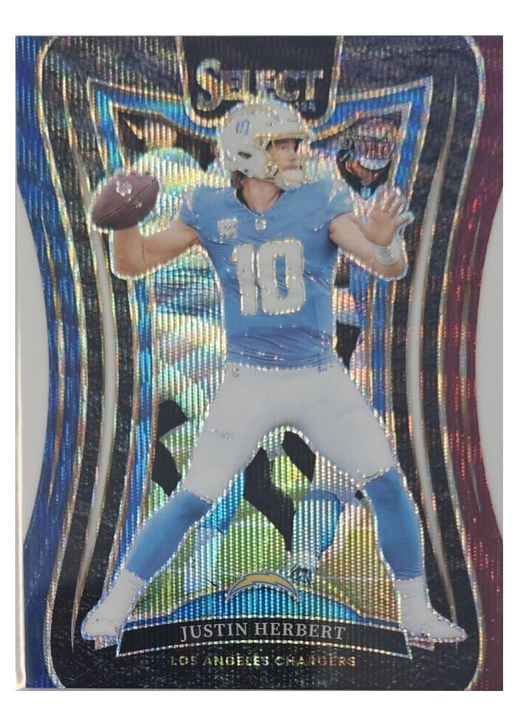 2024 Panini Select Base Set Justin Herbert #395 card