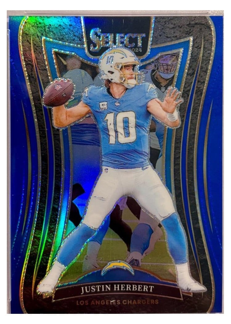2024 Panini Select Base Set Justin Herbert #395 card