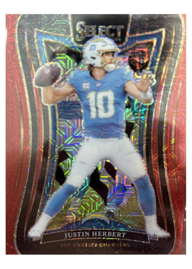 2024 Panini Select Base Set Justin Herbert #395 card