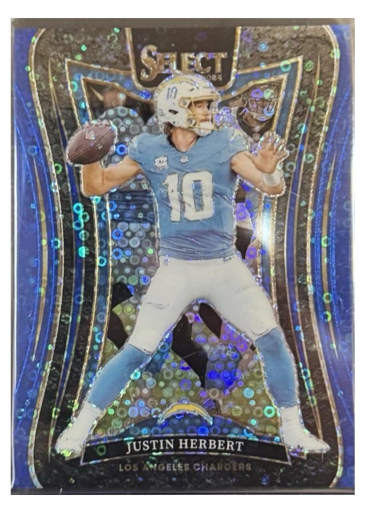 2024 Panini Select Base Set Justin Herbert #395 card