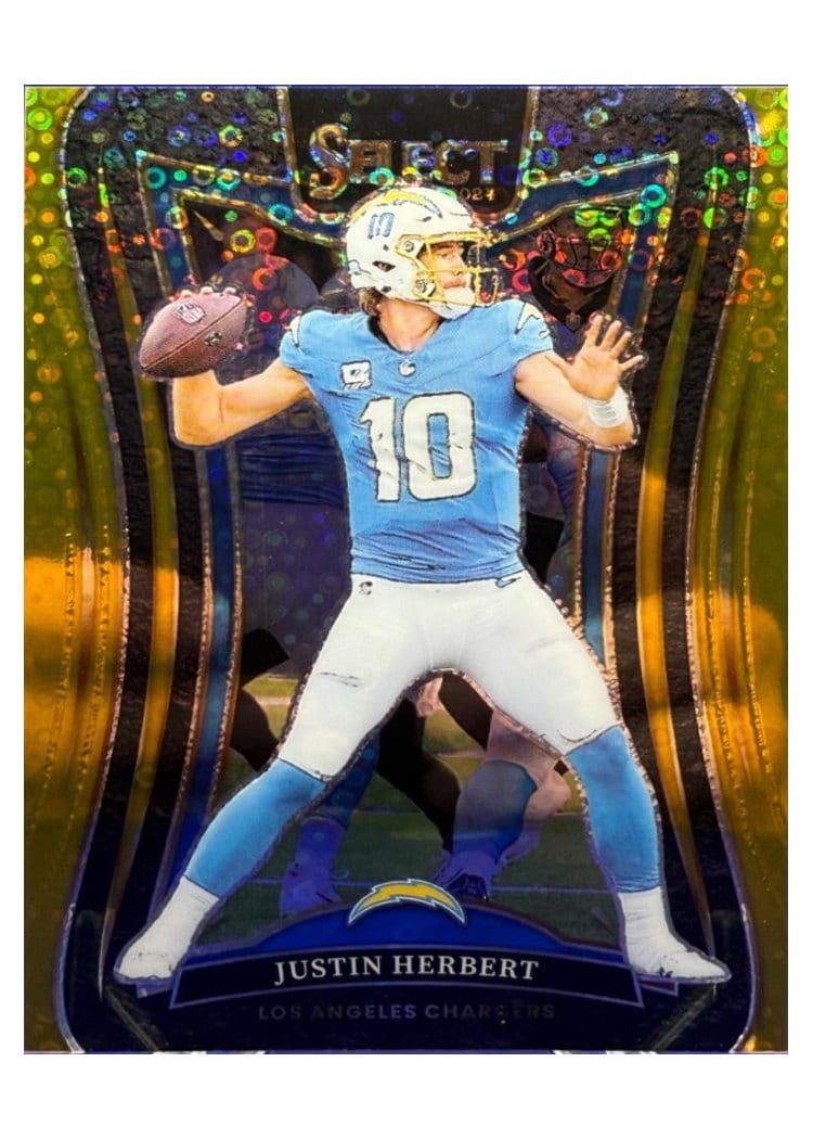 2024 Panini Select Base Set Justin Herbert #395 card