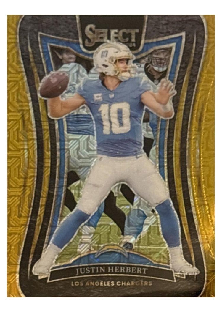2024 Panini Select Base Set Justin Herbert #395 card