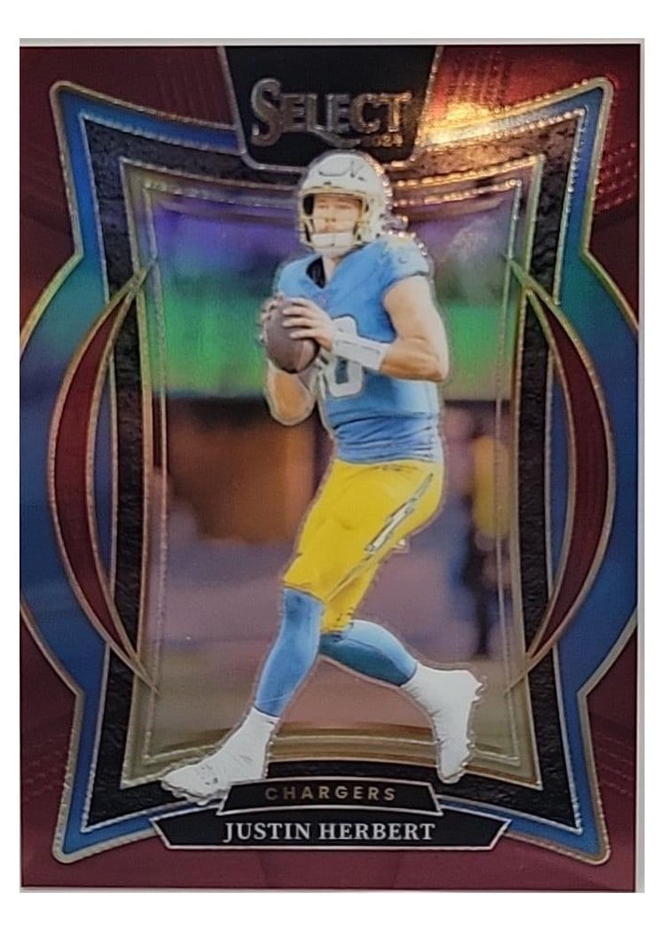 2024 Panini Select Base Set Justin Herbert #41 card