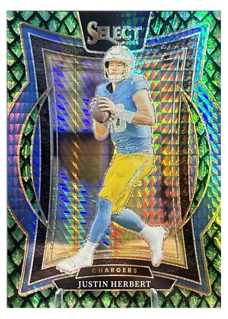 2024 Panini Select Base Set Justin Herbert #41 card