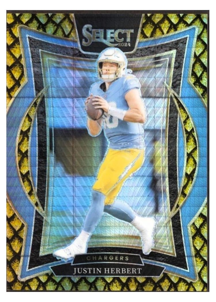 2024 Panini Select Base Set Justin Herbert #41 card