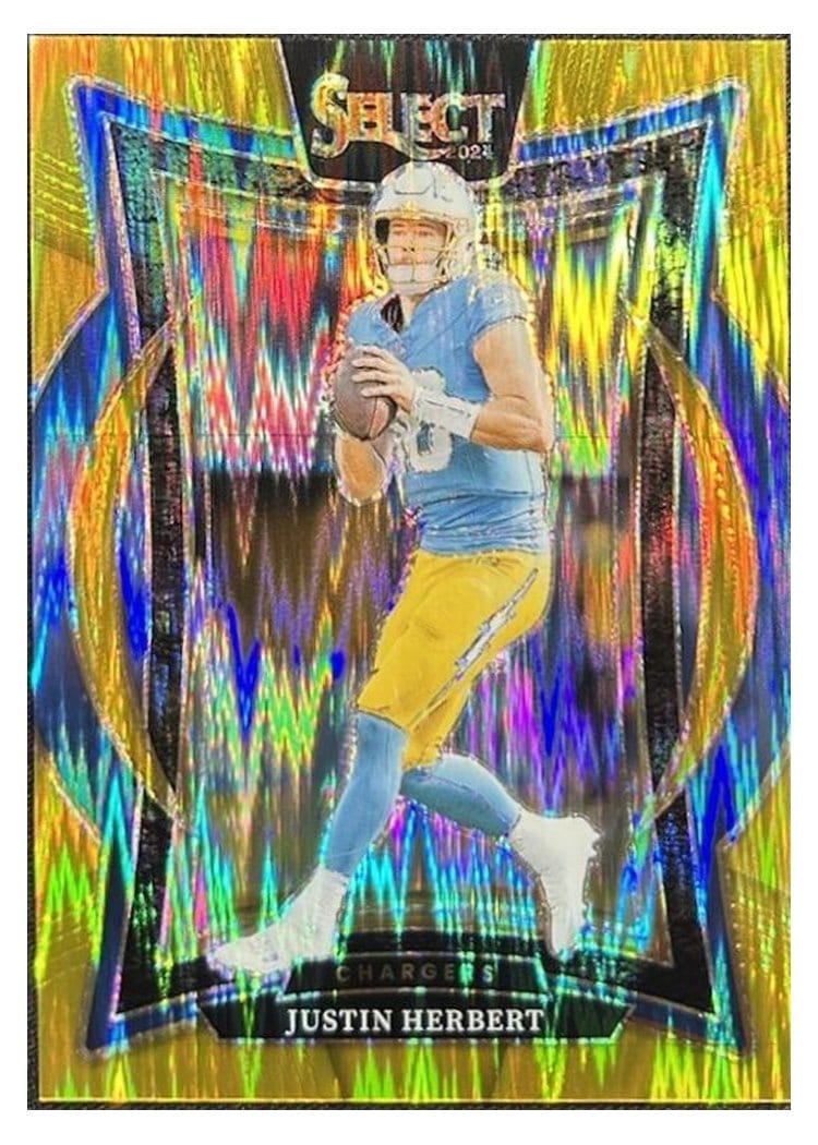 2024 Panini Select Base Set Justin Herbert #41 card