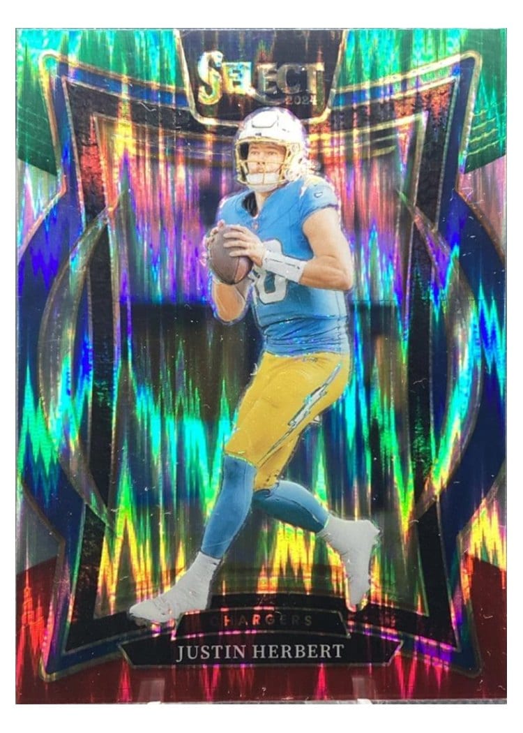 2024 Panini Select Base Set Justin Herbert #41 card