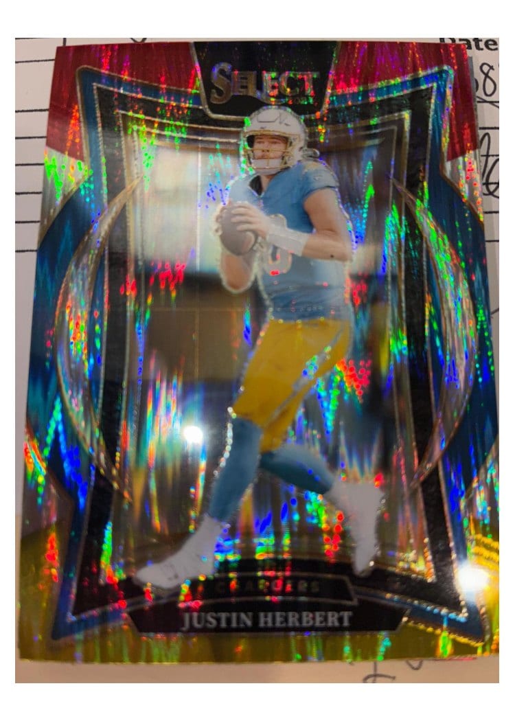2024 Panini Select Base Set Justin Herbert #41 card
