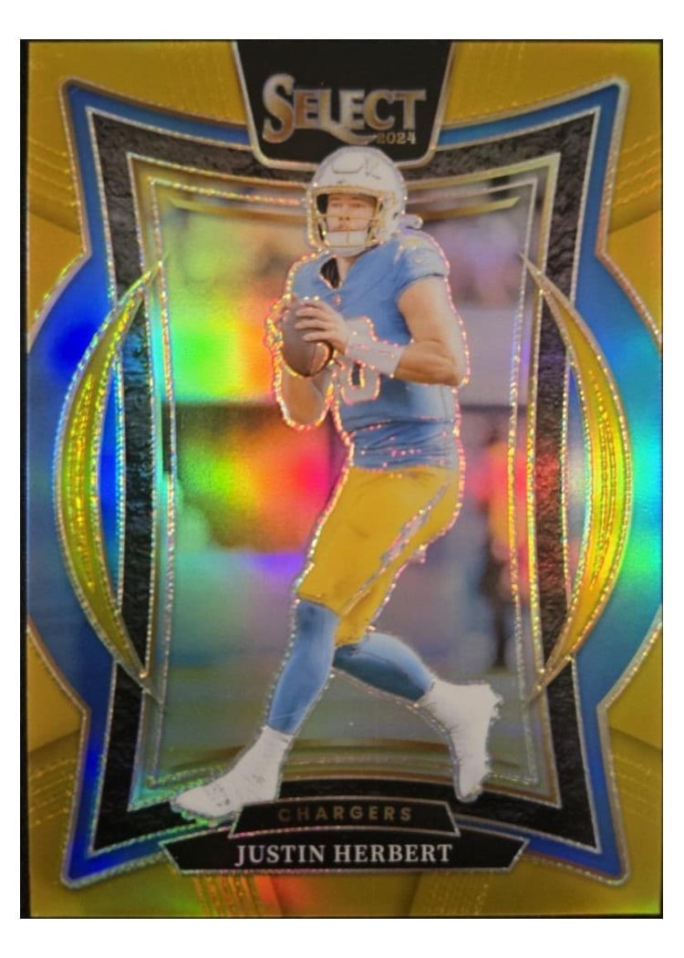 2024 Panini Select Base Set Justin Herbert #41 card