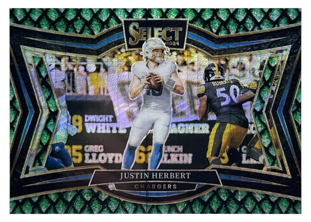 2024 Panini Select Base Set Justin Herbert #461 card